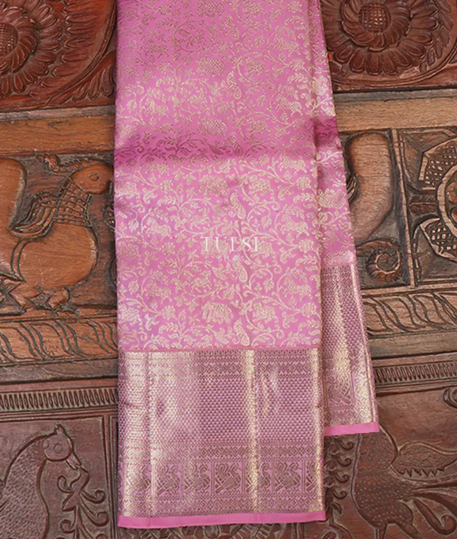 Pink Kanjivaram Silk Saree T633274-image