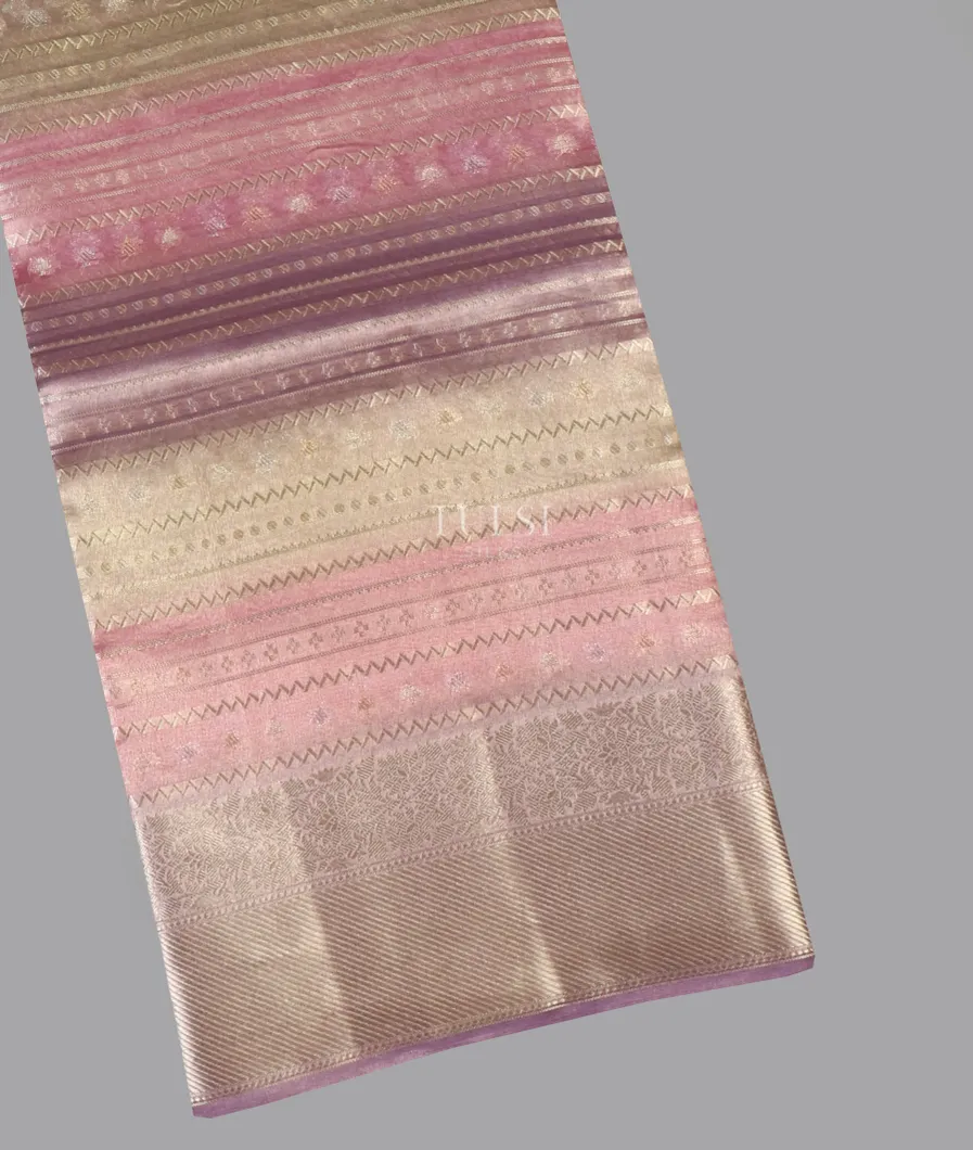 Multicolour Banaras Tissue Organza Saree T653782-image