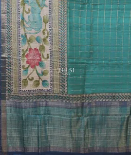 teal-blue-tussar-printed-saree-t654526-t654526-d