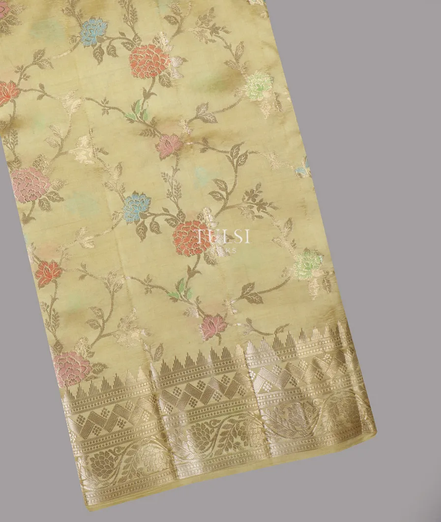 Yellow Chaniya Silk Saree T655643-image