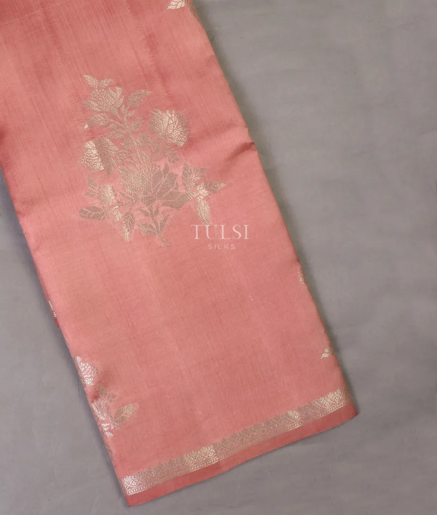 Pink Chaniya Silk Saree T656478-image