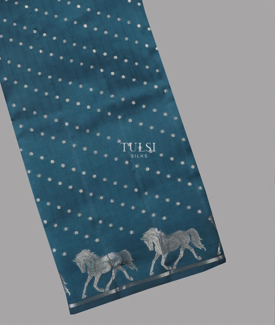 Blue Chaniya Silk Saree T656547-image
