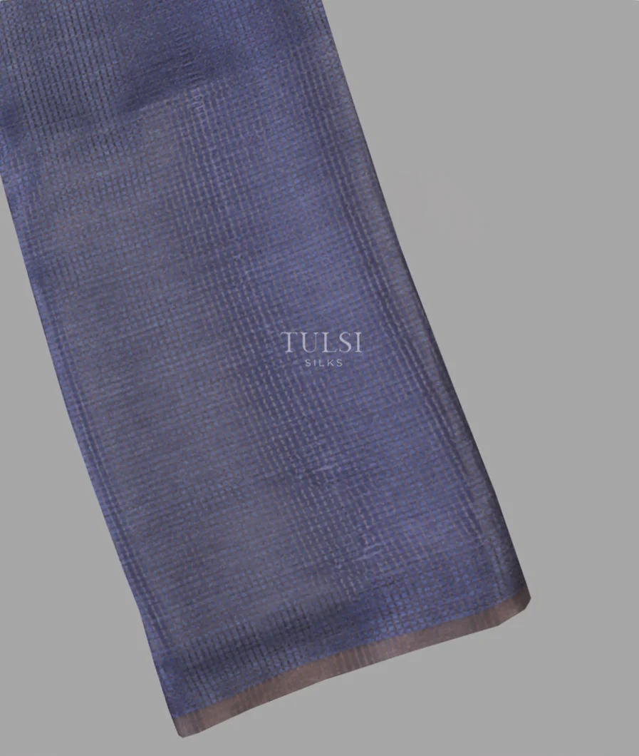 Blue Woven Tussar Saree T658325-image