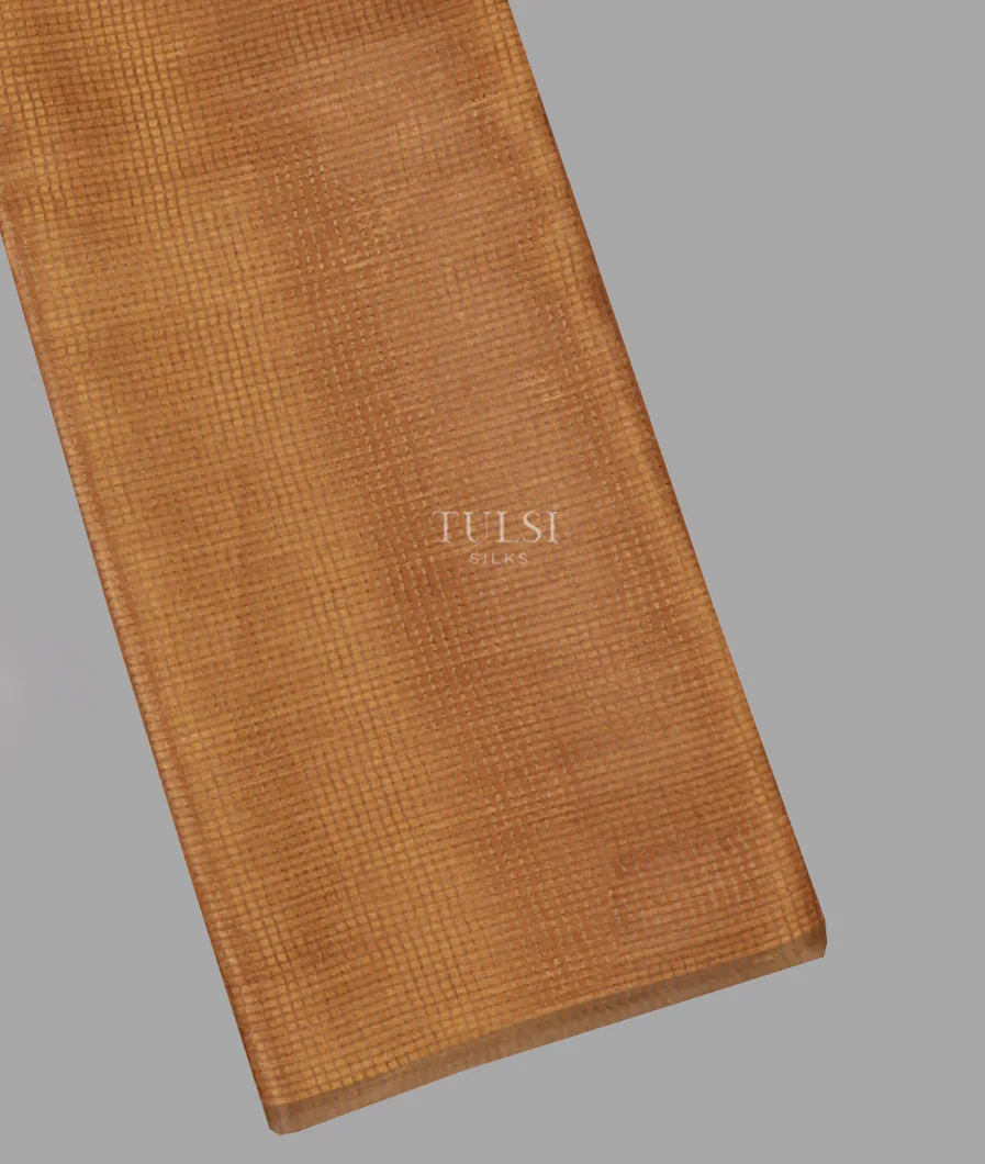 Yellow Woven Tussar Saree T658341-image