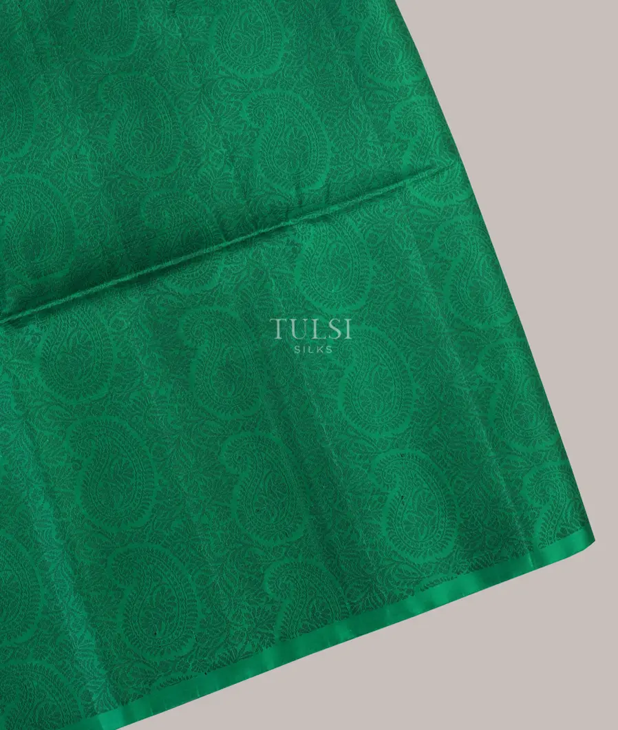 Green Soft Silk Saree T658691-image