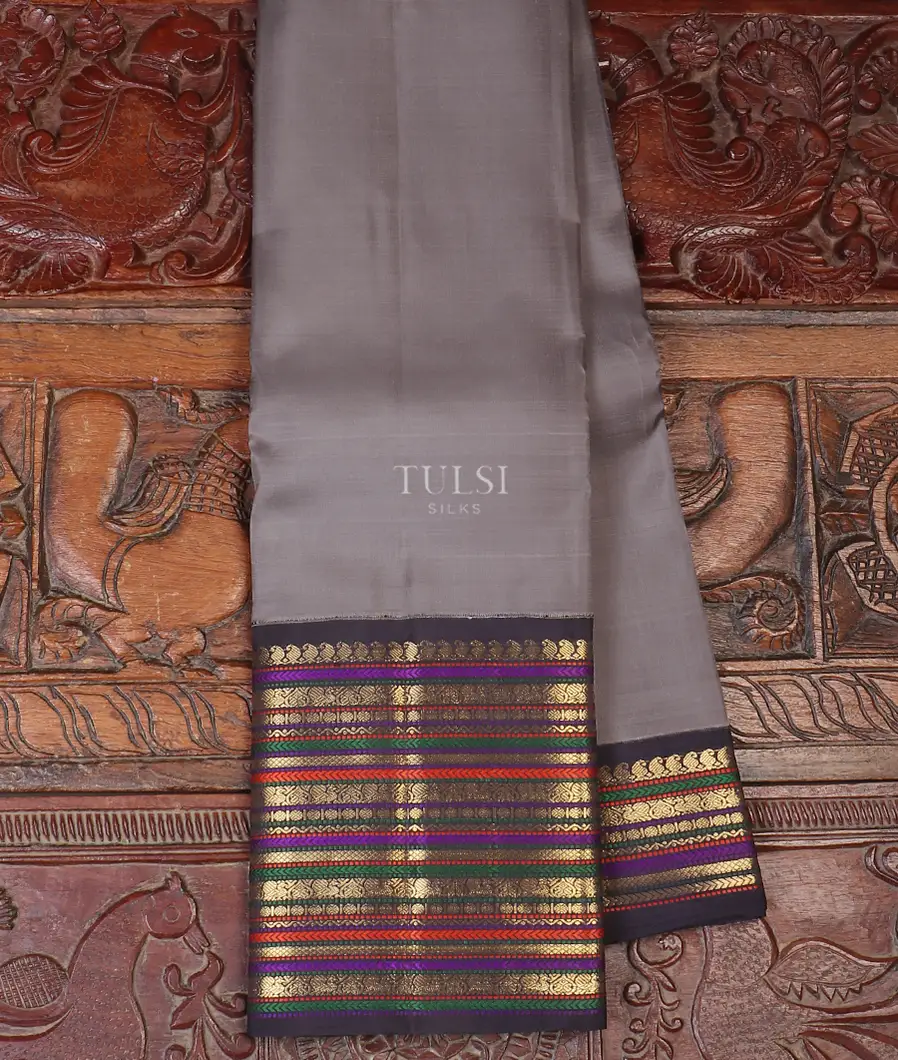 Grey Kanjivaram Silk Saree T598882-image