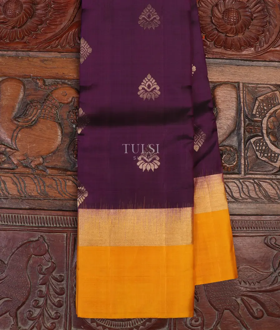 Purple Soft Silk Saree T645413-image
