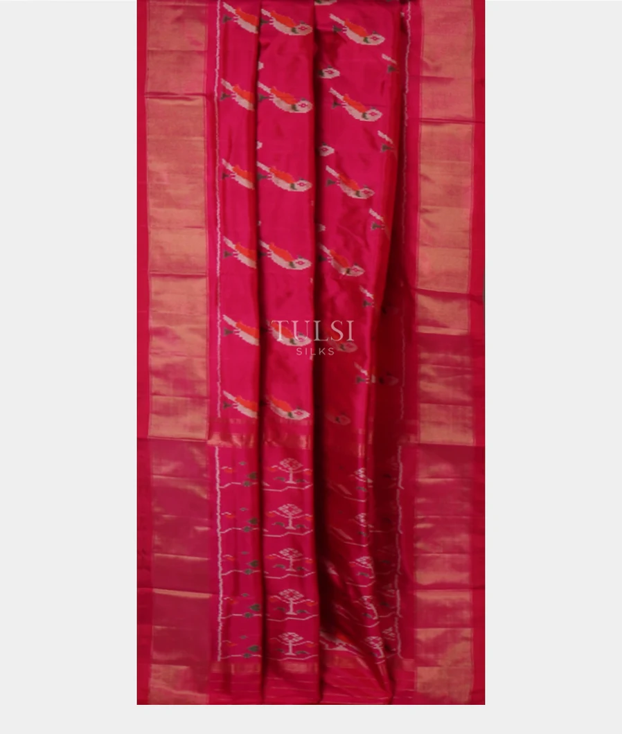magenta-ikat-silk-saree-t658618-t658618-b