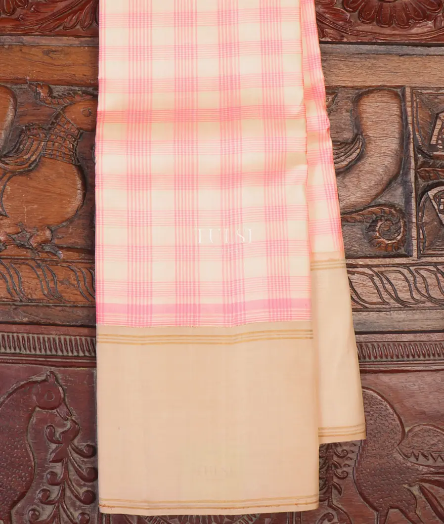 Off - White Kanjivaram Silk Saree T637882-image