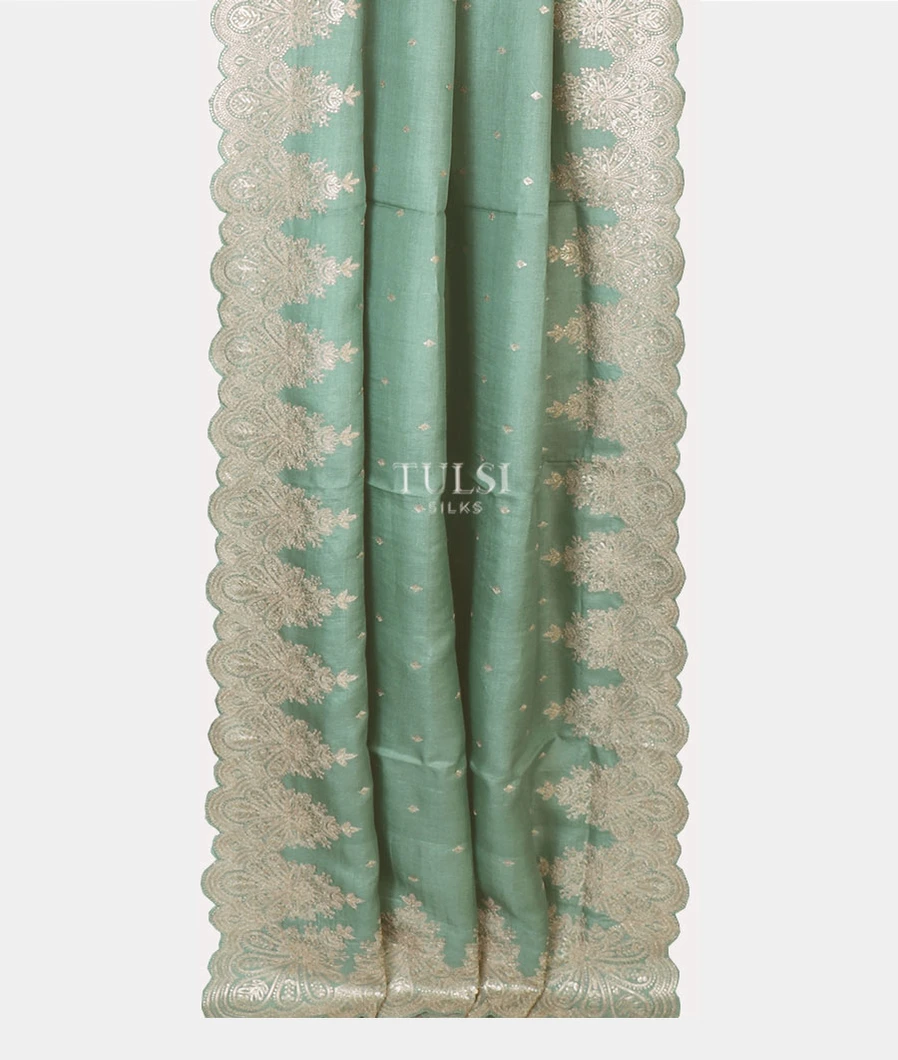 greenish-blue-tussar-embroidery-saree-t572069-t572069-b