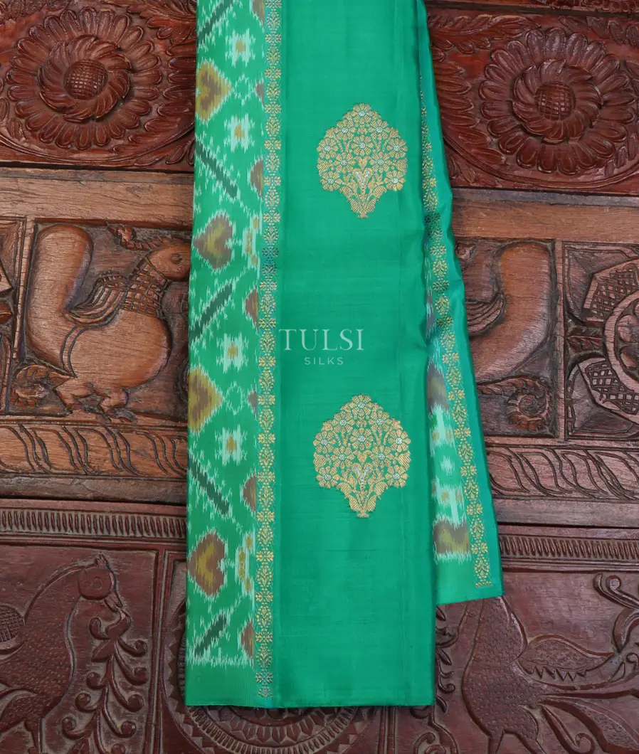 Green Kanjivaram Silk Saree T652837-image