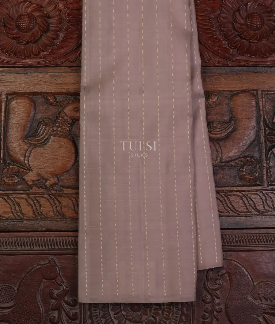 Light Dusty Pink Kanjivaram Silk Saree T652337-image