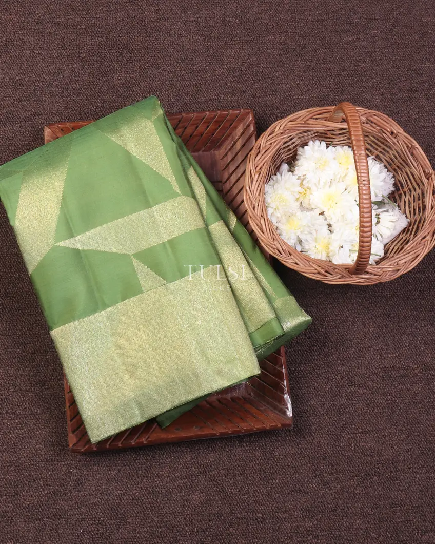 Green Kanjivaram Silk Saree T660124-image