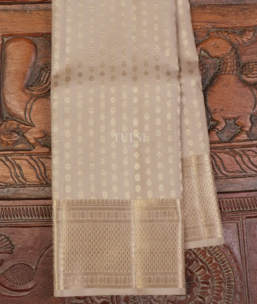 Grey Kanjivaram Silk Dupatta T661107-image