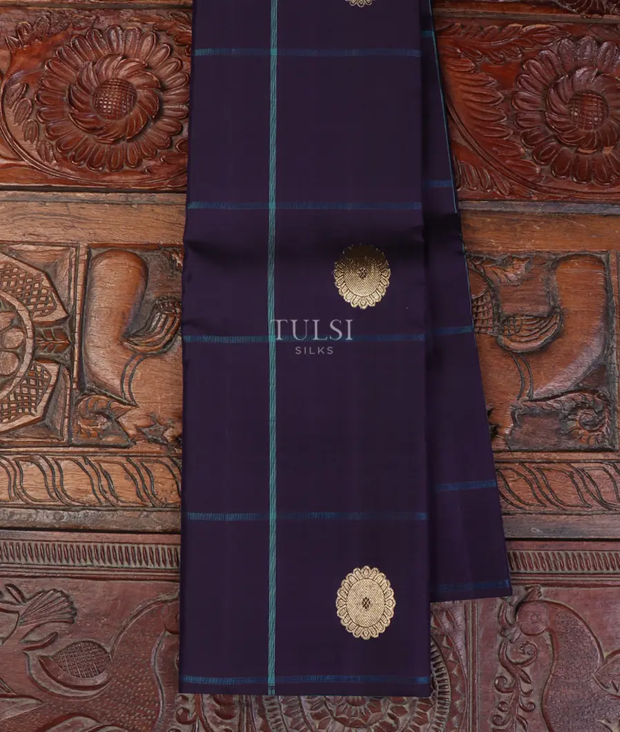 Blue Kanjivaram Silk Saree T661908-image