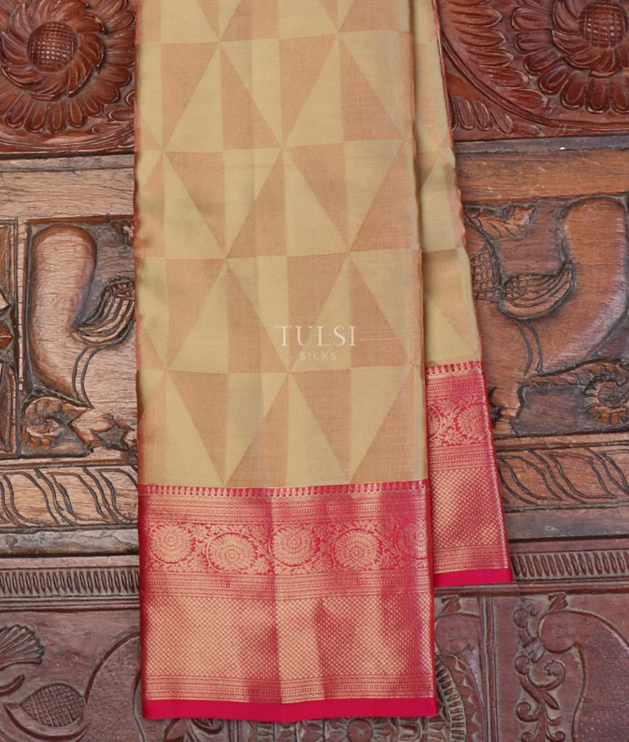 Beige Soft Silk Saree T649795-image