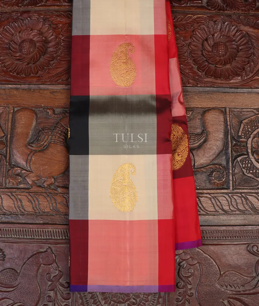 Multicolour Kanjivaram Silk Saree T662441-image