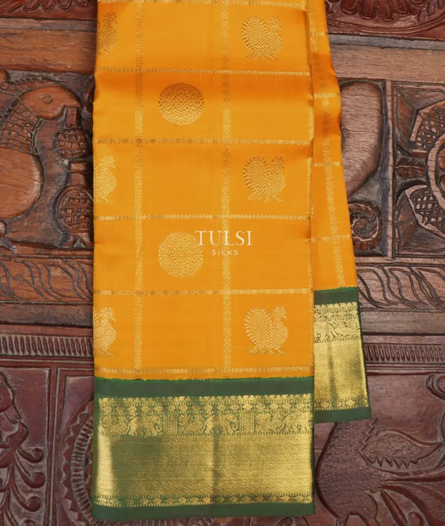 Yellow Kanjivaram Silk Saree T650322-image