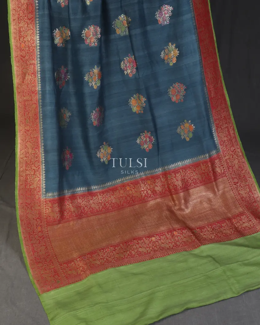bluish-grey-banaras-tussar-georgette-saree-t654337-t654337-d