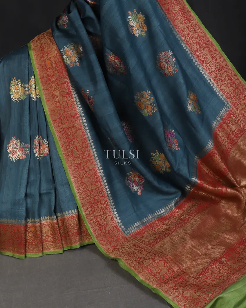bluish-grey-banaras-tussar-georgette-saree-t654337-t654337-f