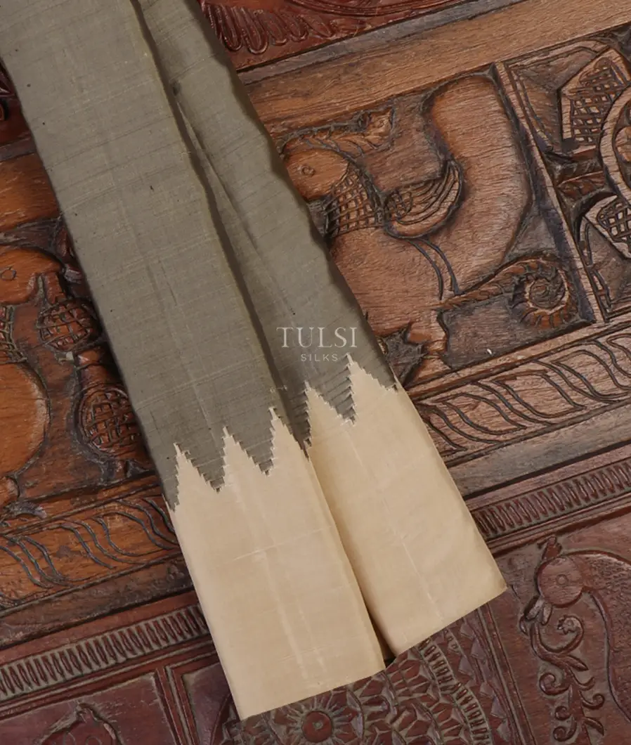 Grey Gadwal Silk Saree T651564-image