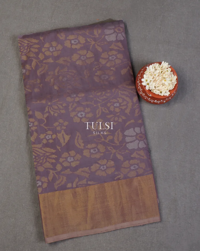Lavender Uppada Silk Saree T647182-image