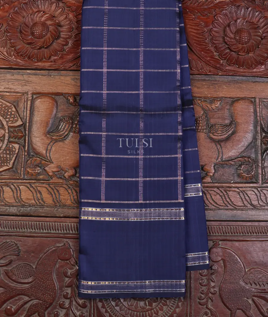 Blue Kanjivaram Silk Saree T646258-image