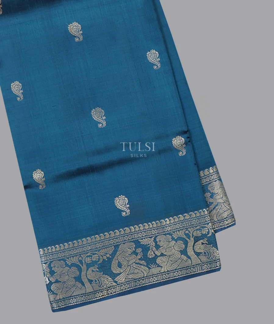 Blue Baluchari Silk Saree T594442-image