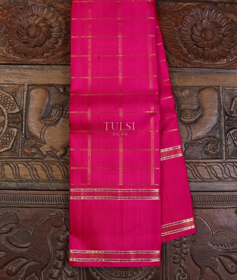 Rani Pink Kanjivaram Silk Saree T660002-image