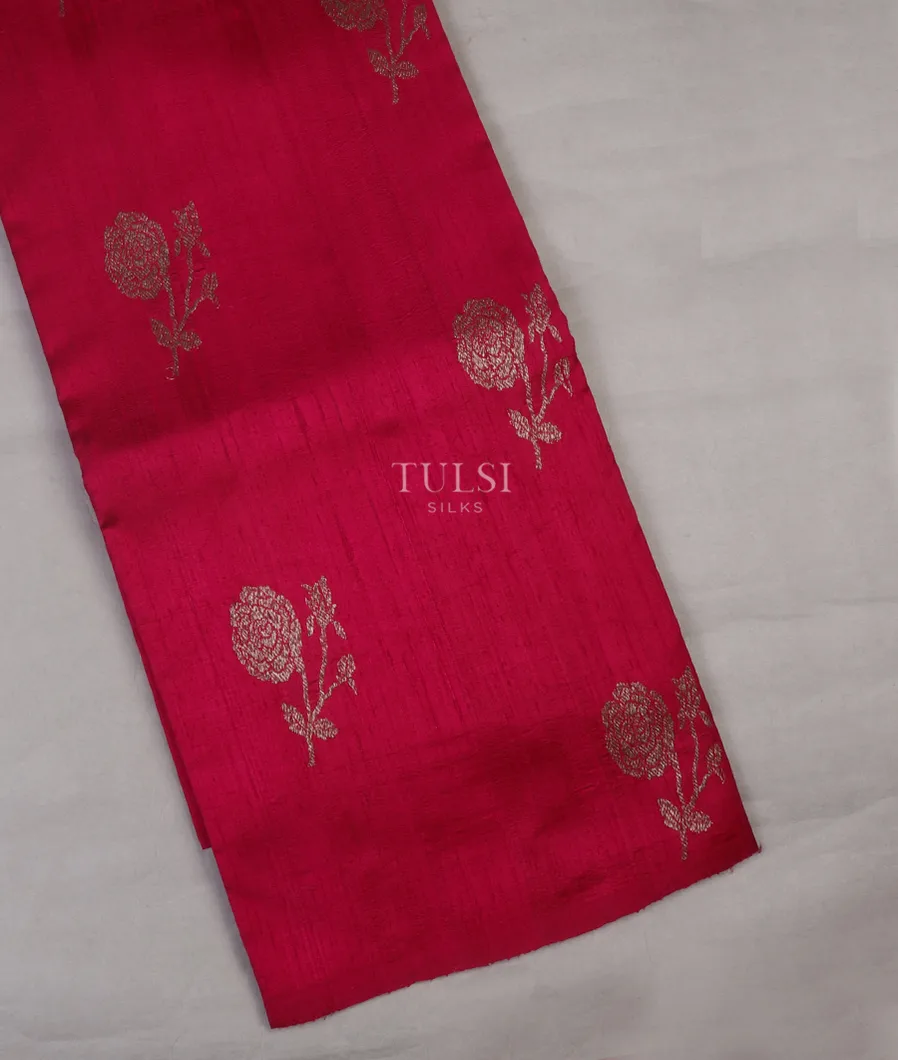 Pink Banaras Tussar Saree T662296-image