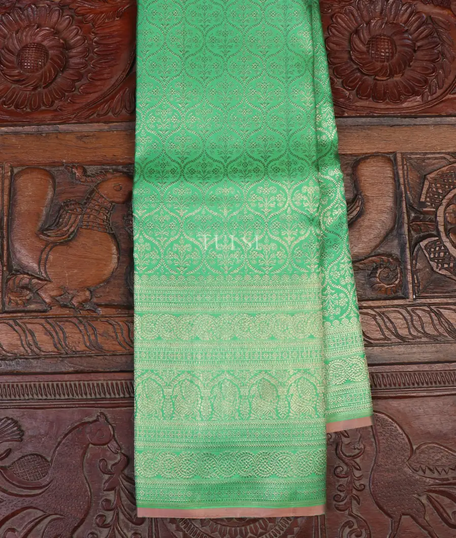 Green Kanjivaram Silk Saree T589338-image
