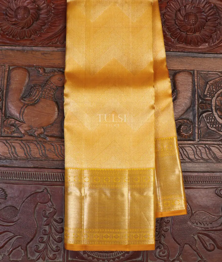 Yellow Kanjivaram Silk Saree T660122-image