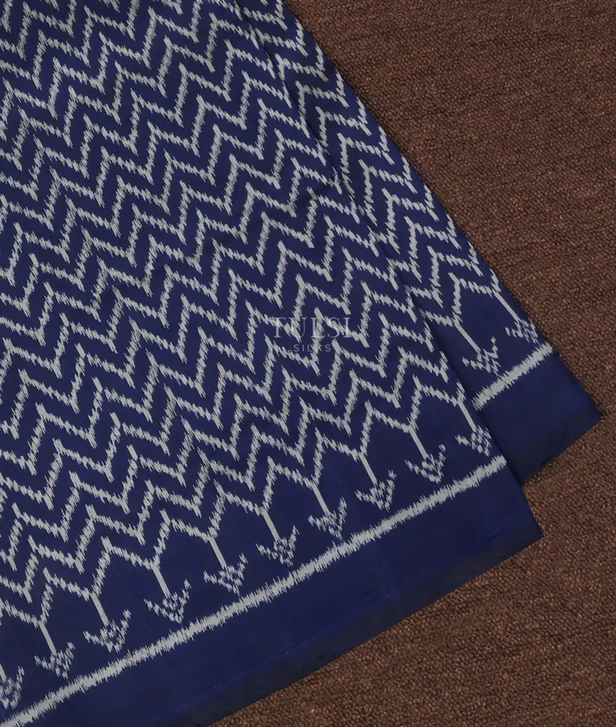 Blue Patola Silk Saree T652109-image