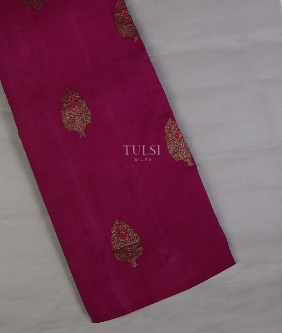 Purple Soft Banaras Tussar Saree T663147-image