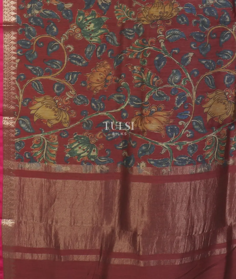 reddish-brown-tussar-printed-saree-t603399-t603399-d