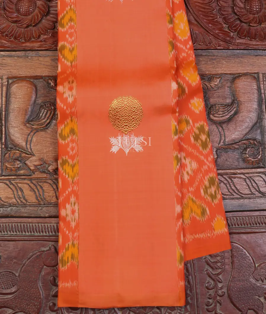 Orange Kanjivaram Silk Saree T662951-image