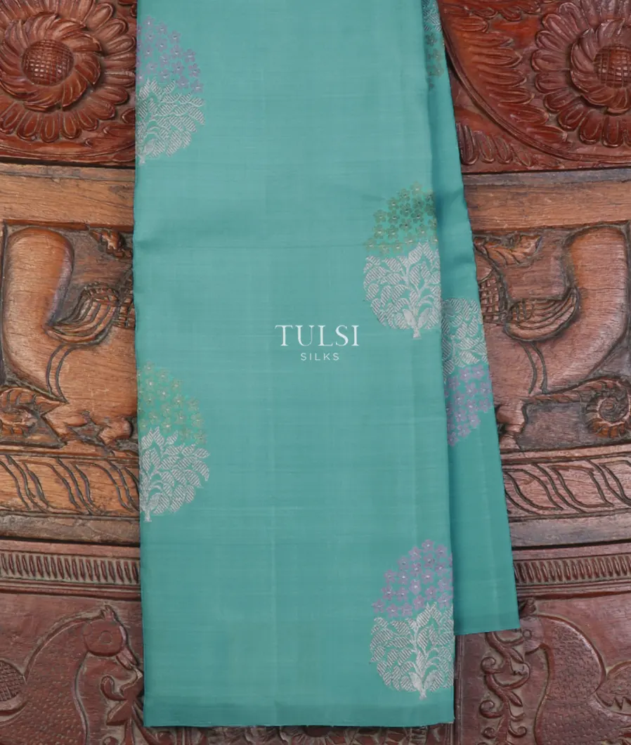 Blue Kanjivaram Silk Saree T663226-image