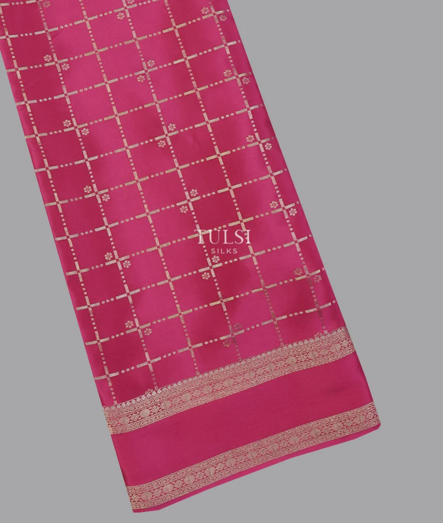 Pink Mysore Silk Saree T651081-image