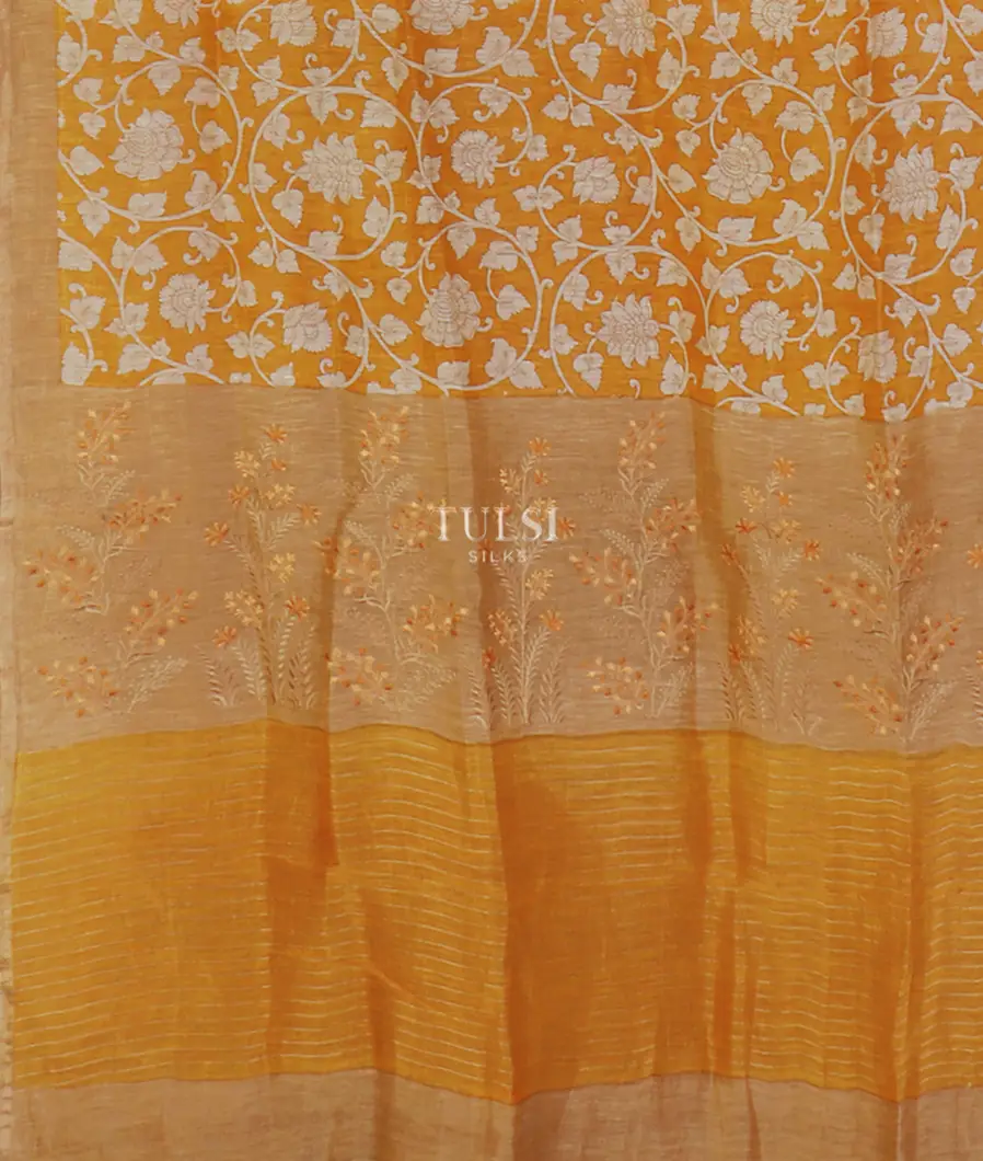 yellow-linen-printed-saree-t659401-t659401-d