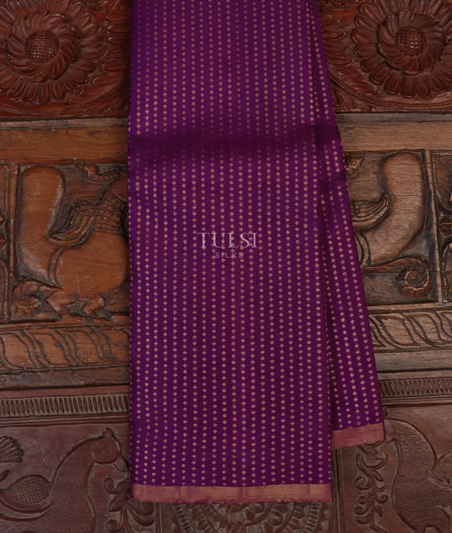 Purple Kanjivaram Silk Saree T661692-image