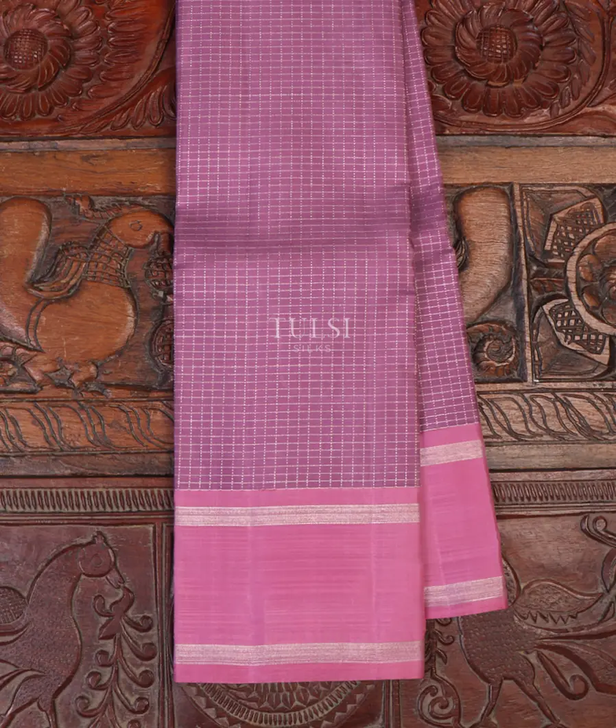 Lavender Kanjivaram Silk Saree T660011-image