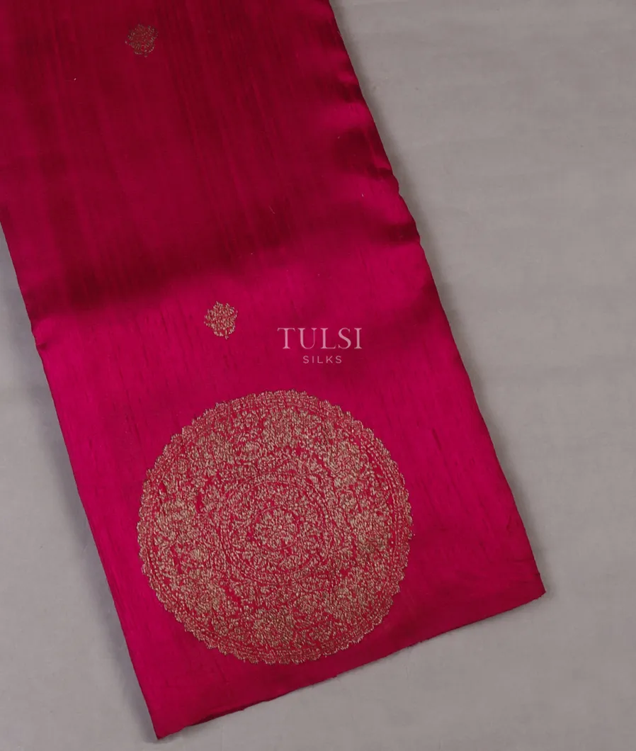 Pink Banaras Tussar Saree T663108-1-image