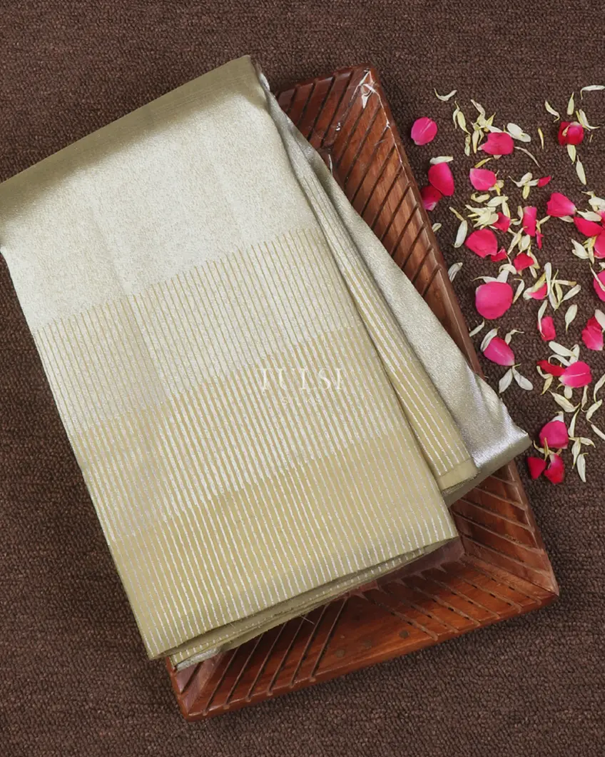 Khaki Beige Kanjivaram Silk Saree T658293-image