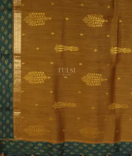 mustard-yellow-tussar-embroidery-saree-with-ajrakh-border-t595893-t595893-d