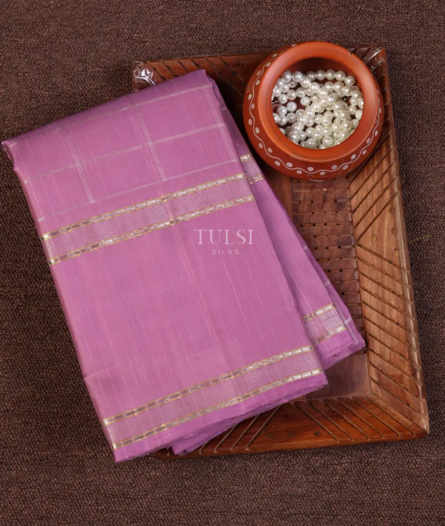 Lavender Kanjivaram Silk Saree T662974-image