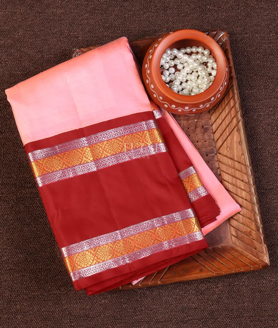 Candy Pink Kanjivaram Silk Saree T629819-image
