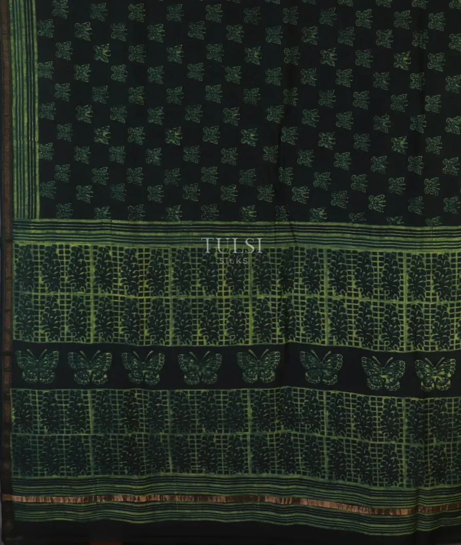 greenish-black-soft-printed-cotton-saree-t652594-t652594-d
