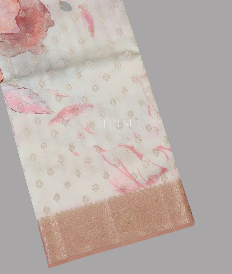 Off - White Chaniya Silk Saree T654625-image