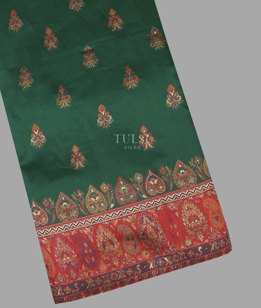 Green Kashmir Kani Silk Saree T660022-image