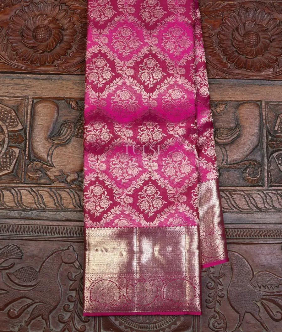 Pink Kanjivaram Silk Saree T642517-image